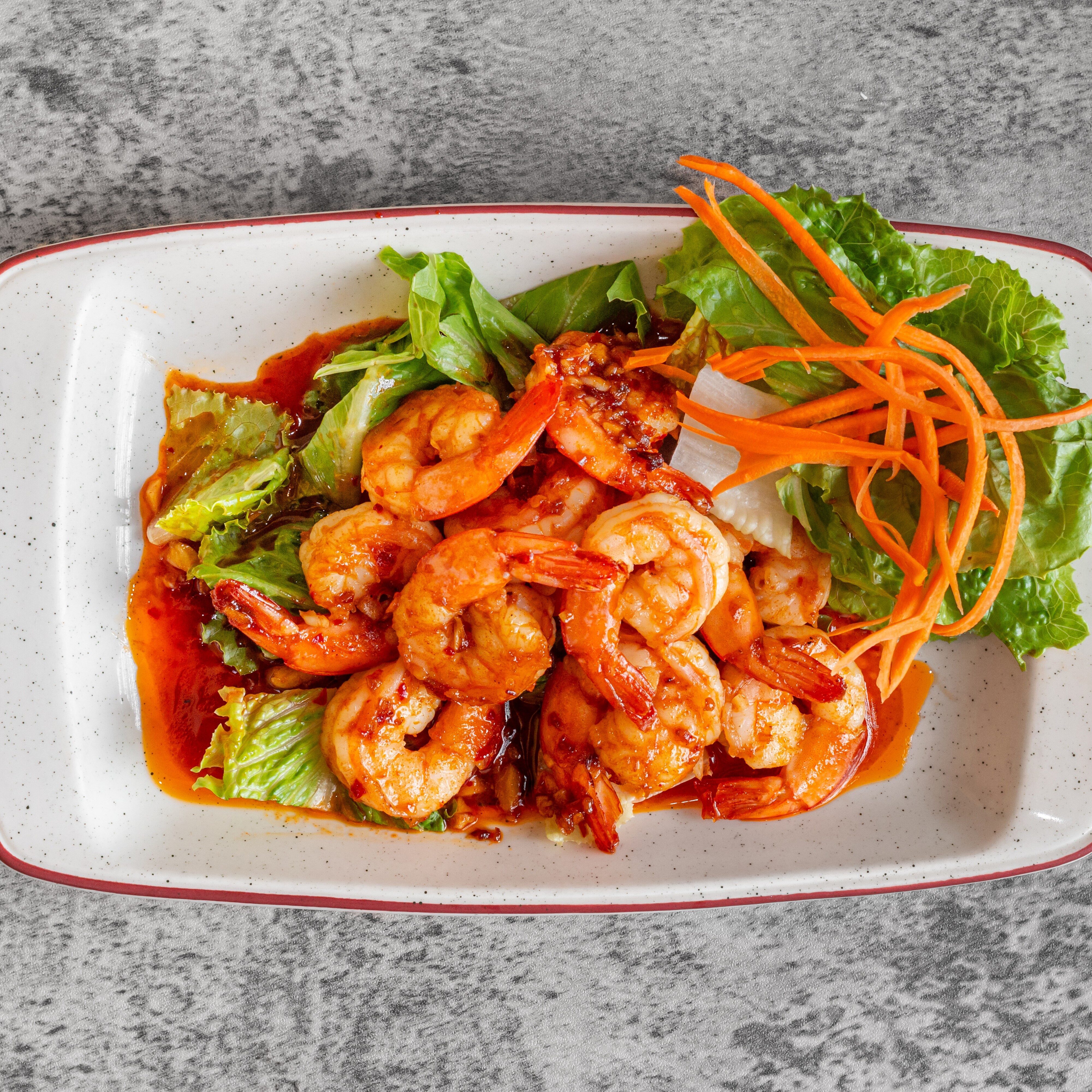 Shrimp with Chili Paste (Kung Prik Pao).