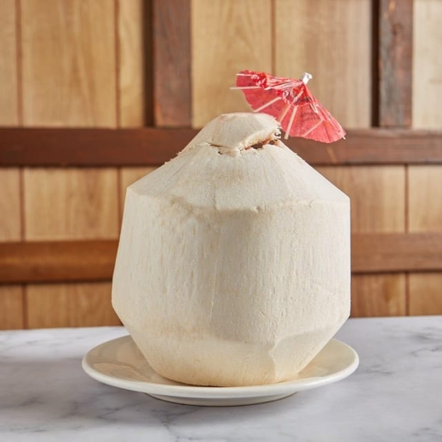 D7. Fresh Young Coconut.
