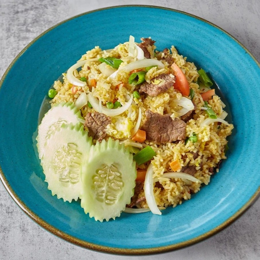 Yellow Curry Fried Rice.