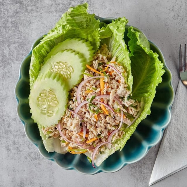 Spicy Larb Salad.