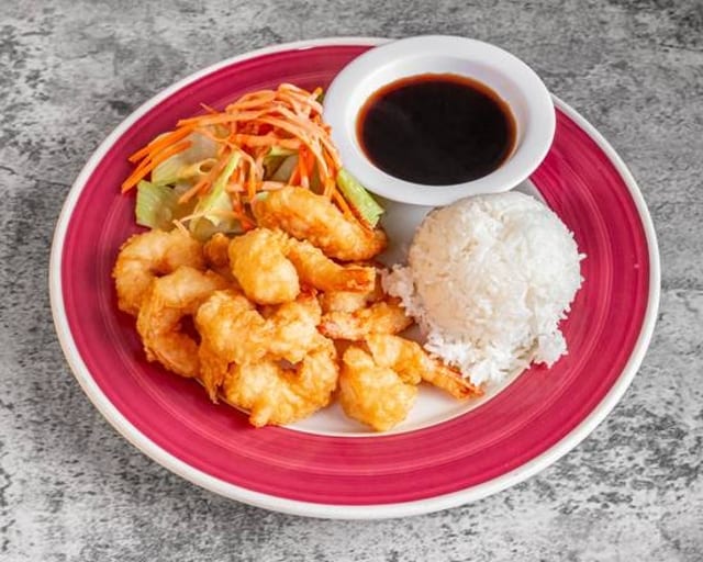 Teriyaki Shrimp Combo.